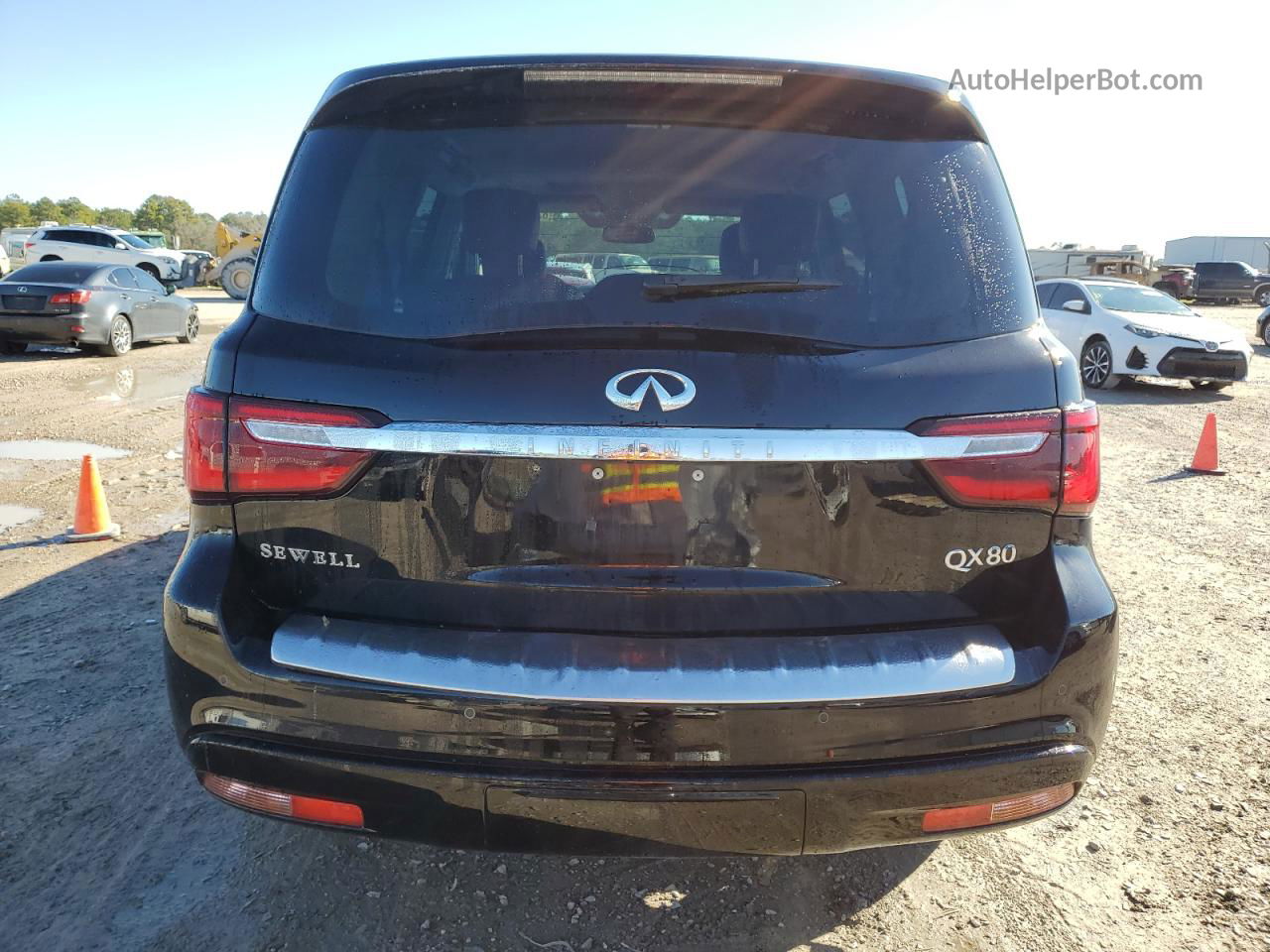 2018 Infiniti Qx80 Base Black vin: JN8AZ2NF4J9664371