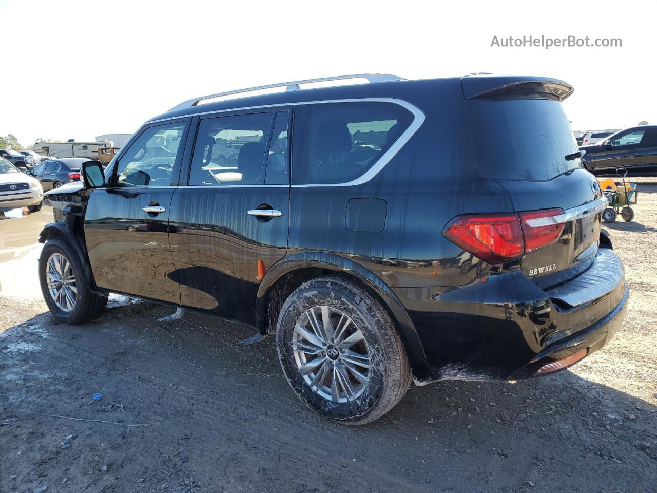 2018 Infiniti Qx80 Base Black vin: JN8AZ2NF4J9664371