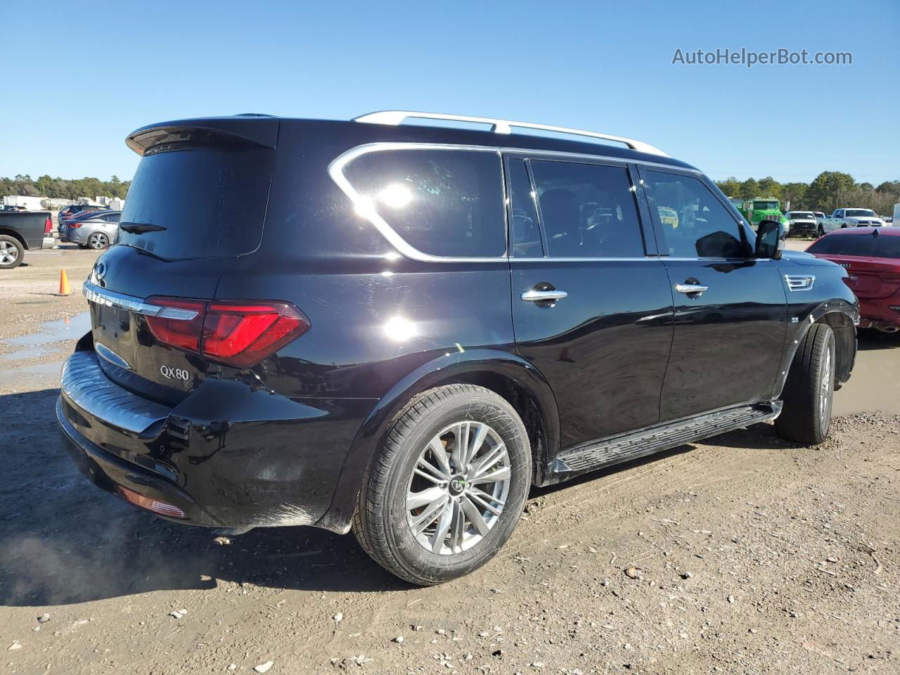 2018 Infiniti Qx80 Base Black vin: JN8AZ2NF4J9664371