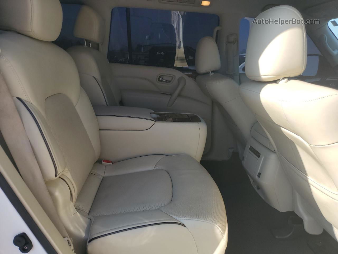 2018 Infiniti Qx80 Base White vin: JN8AZ2NF4J9664659