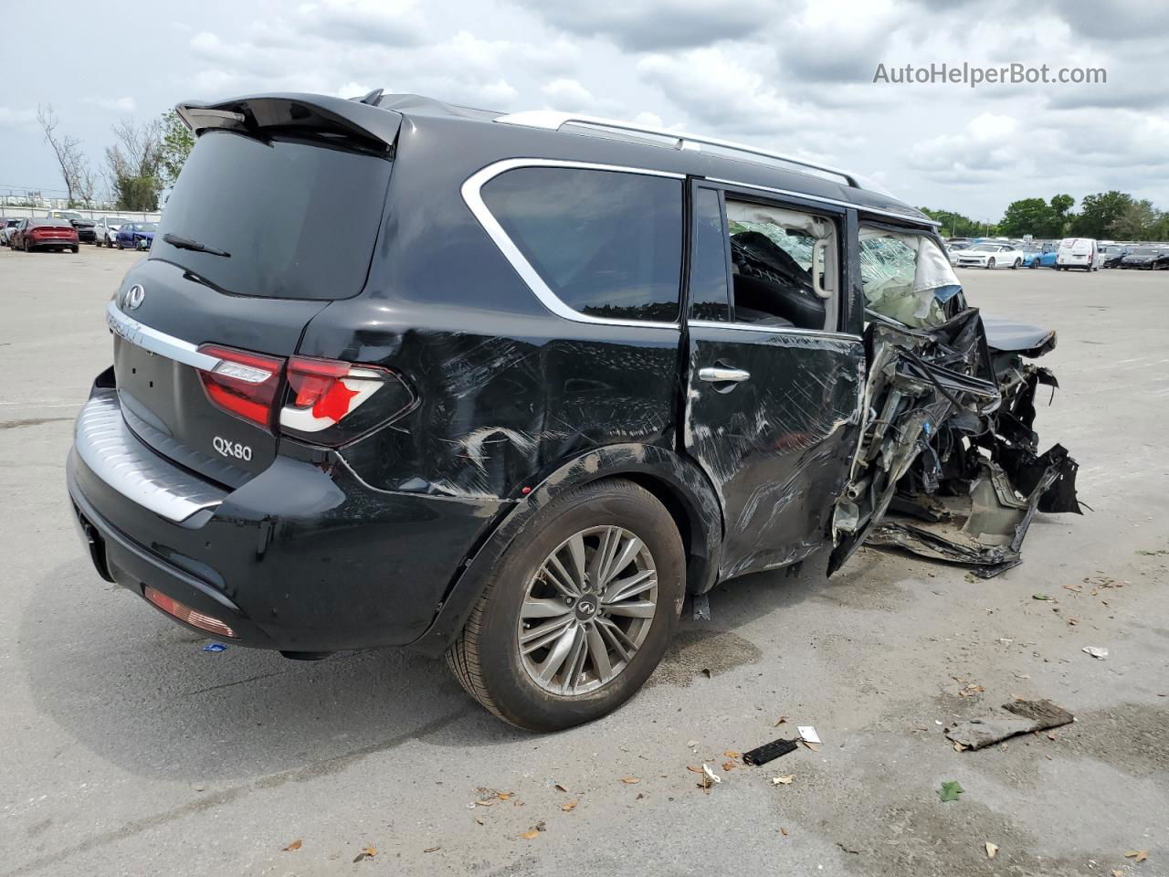 2018 Infiniti Qx80 Base Black vin: JN8AZ2NF5J9662032