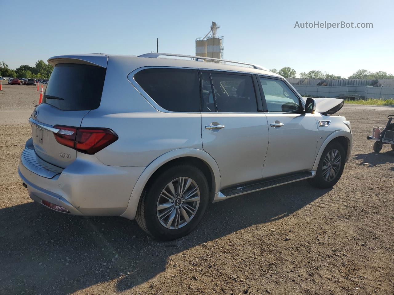 2019 Infiniti Qx80 Luxe Silver vin: JN8AZ2NF5K9686333