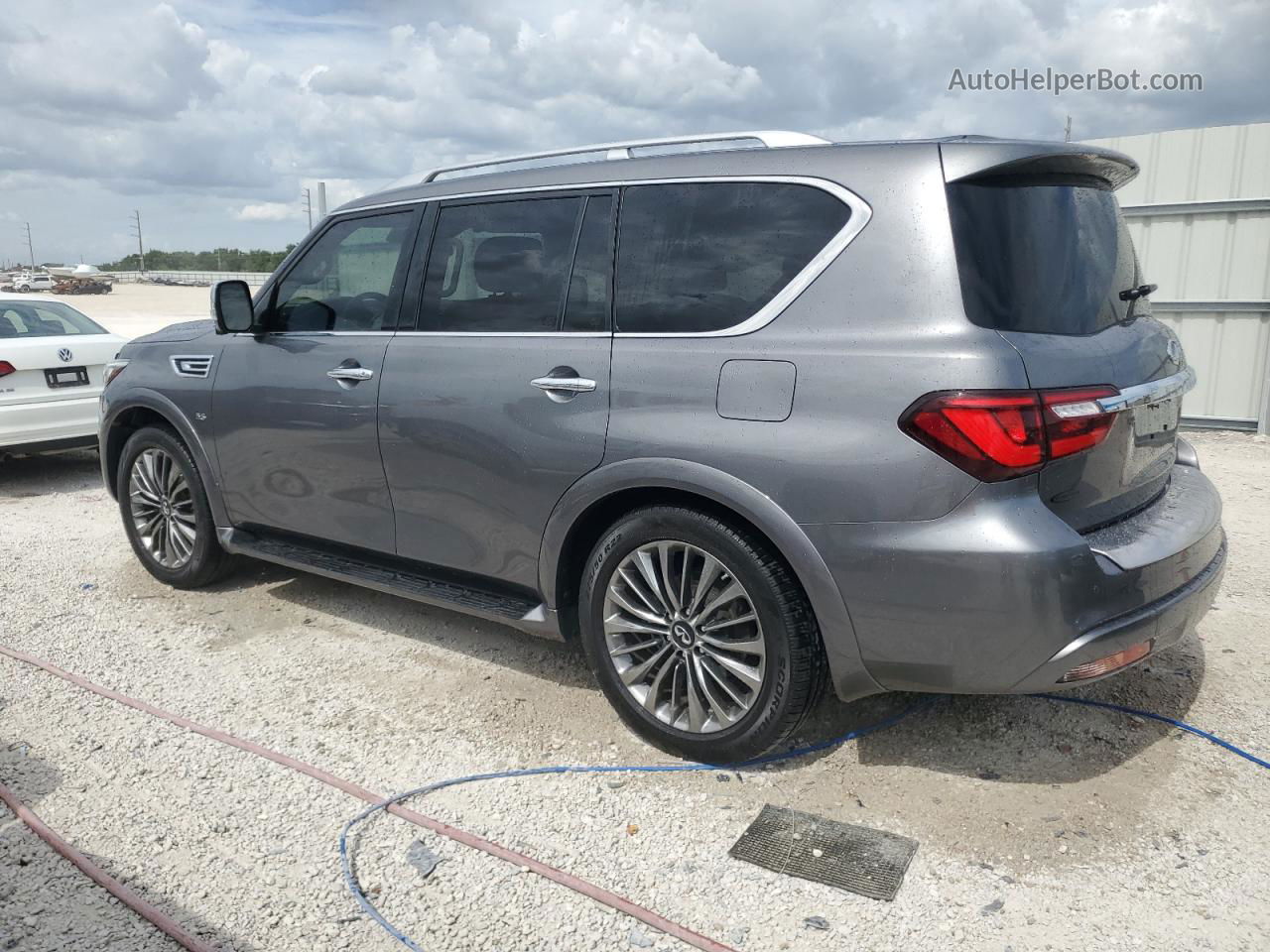 2019 Infiniti Qx80 Luxe Gray vin: JN8AZ2NF5K9688857