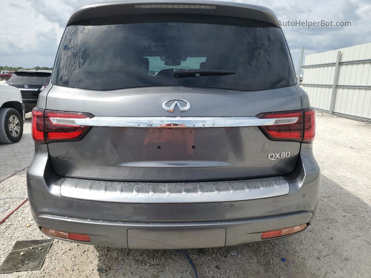 2019 Infiniti Qx80 Luxe Gray vin: JN8AZ2NF5K9688857