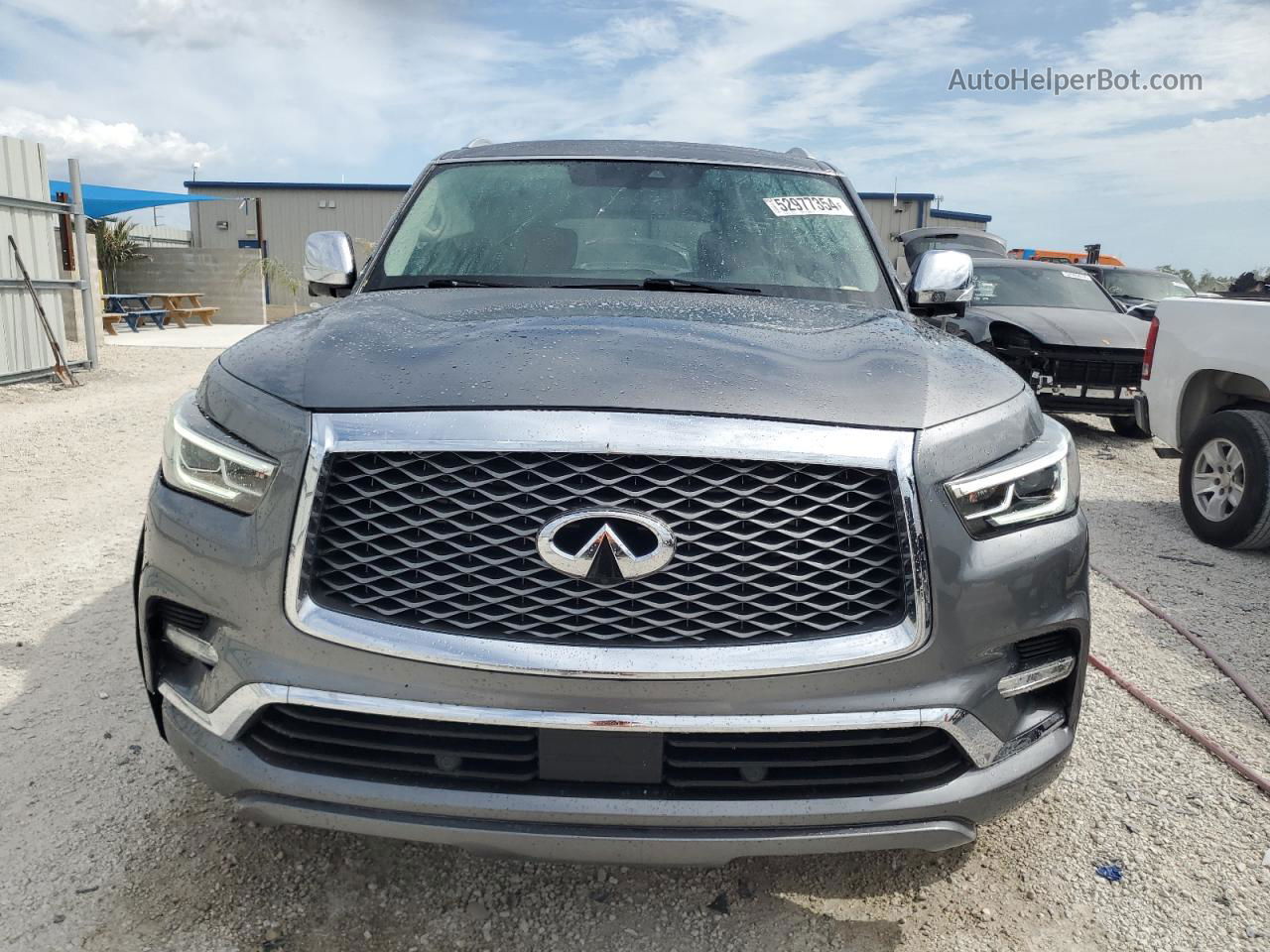 2019 Infiniti Qx80 Luxe Gray vin: JN8AZ2NF5K9688857