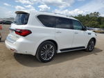 2018 Infiniti Qx80 Base White vin: JN8AZ2NF6J9665165