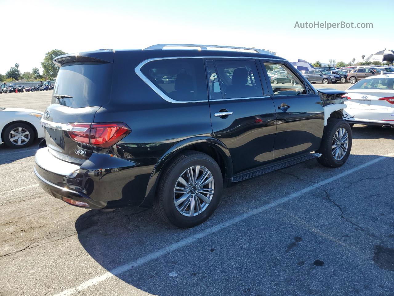 2019 Infiniti Qx80 Luxe Black vin: JN8AZ2NF6K9685532