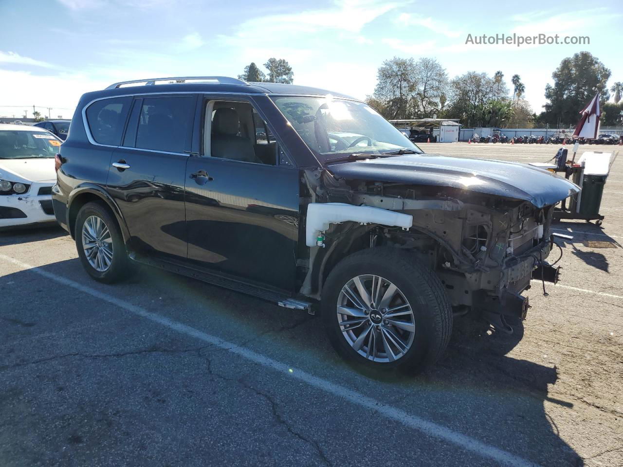 2019 Infiniti Qx80 Luxe Черный vin: JN8AZ2NF6K9685532