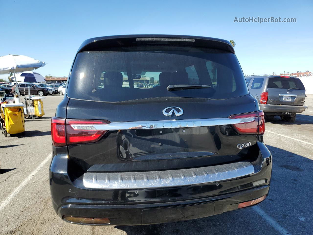 2019 Infiniti Qx80 Luxe Черный vin: JN8AZ2NF6K9685532