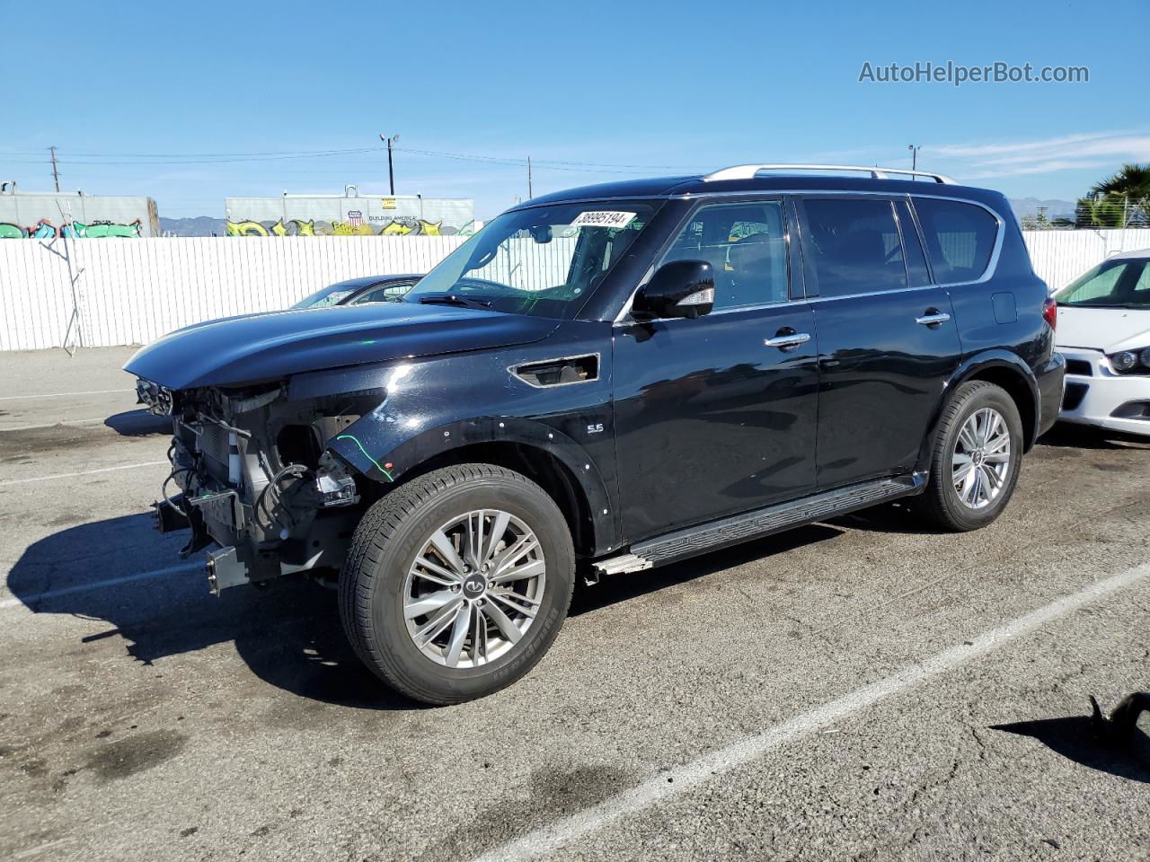 2019 Infiniti Qx80 Luxe Black vin: JN8AZ2NF6K9685532