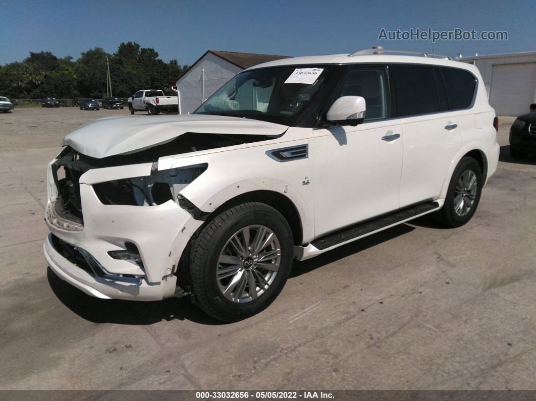 2018 Infiniti Qx80   White vin: JN8AZ2NF7J9664686