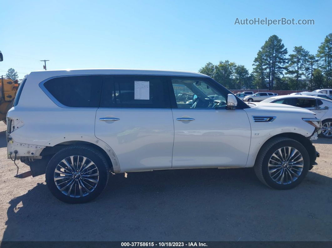 2018 Infiniti Qx80   White vin: JN8AZ2NF7J9665210