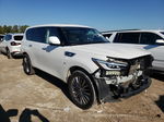 2018 Infiniti Qx80 Base White vin: JN8AZ2NF7J9665210