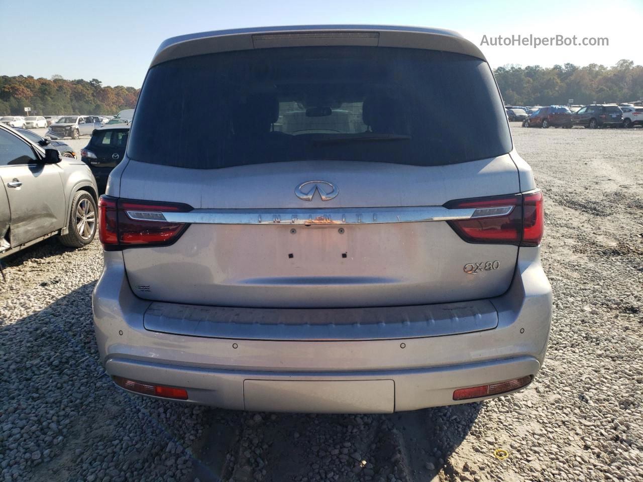 2019 Infiniti Qx80 Luxe Silver vin: JN8AZ2NF7K9685961