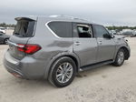 2018 Infiniti Qx80 Base Gray vin: JN8AZ2NF8J9660596