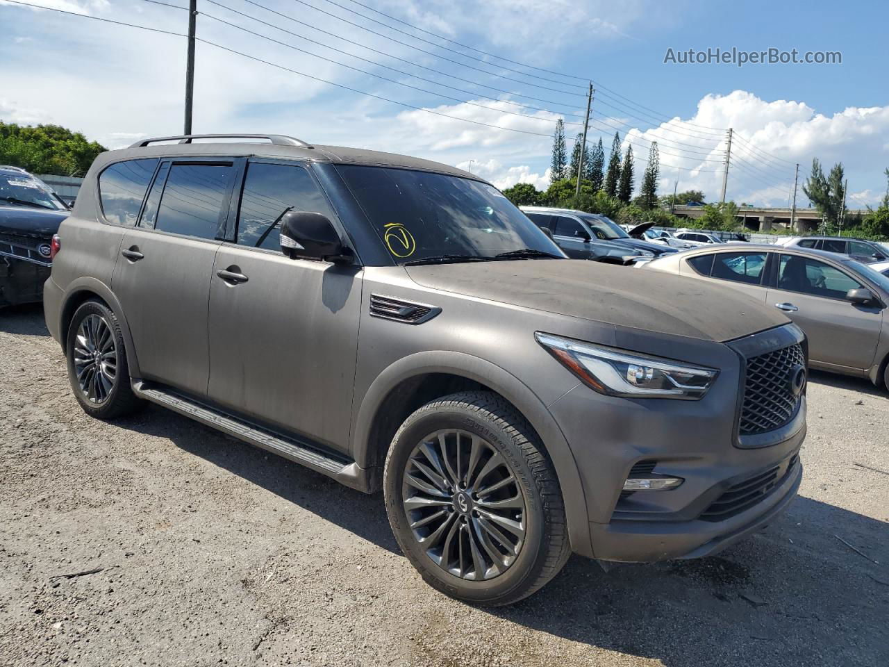 2018 Infiniti Qx80 Base Gray vin: JN8AZ2NF8J9662784