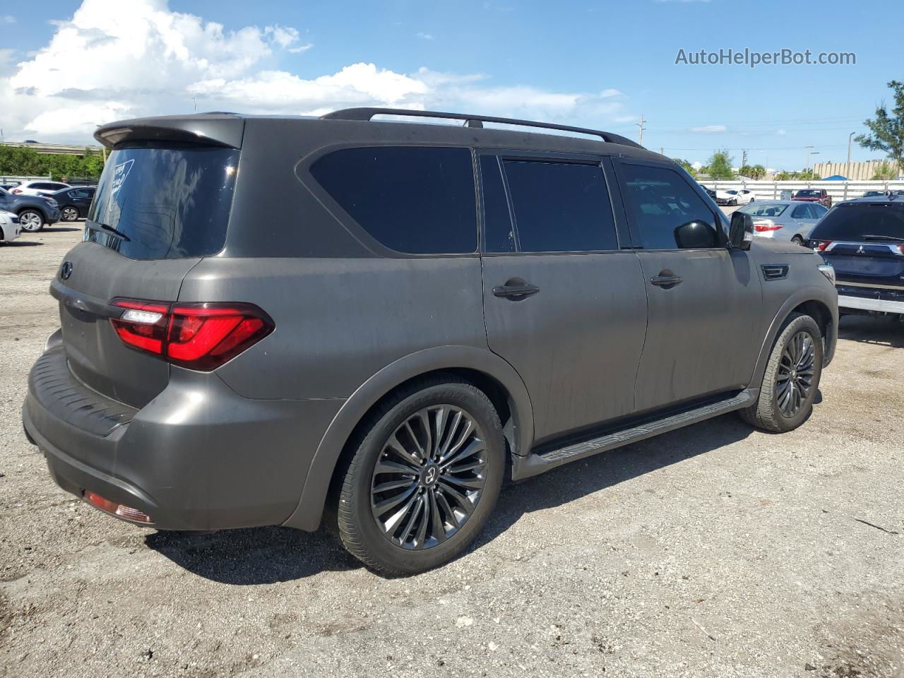 2018 Infiniti Qx80 Base Gray vin: JN8AZ2NF8J9662784