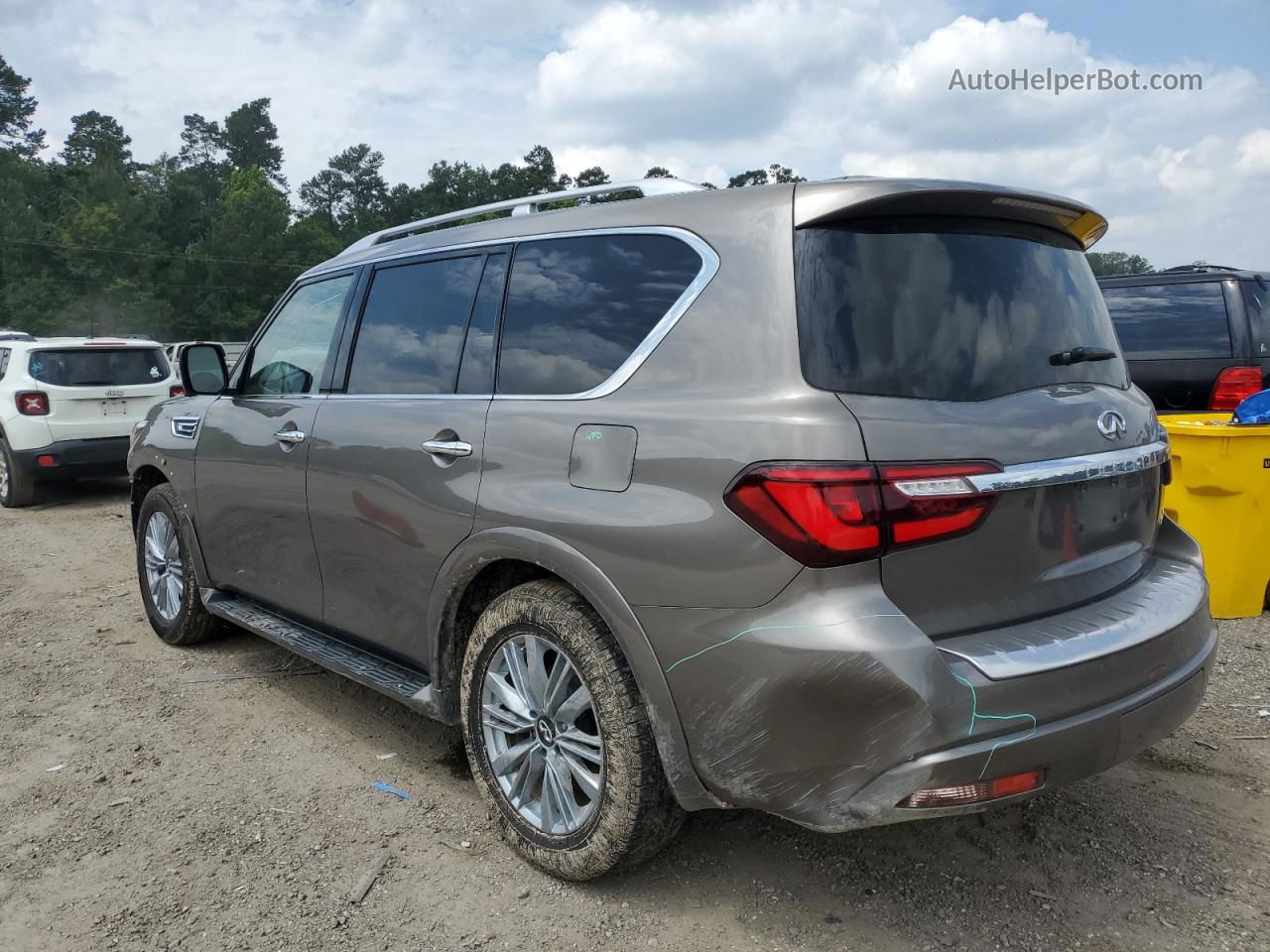 2019 Infiniti Qx80 Luxe Серый vin: JN8AZ2NF8K9685970