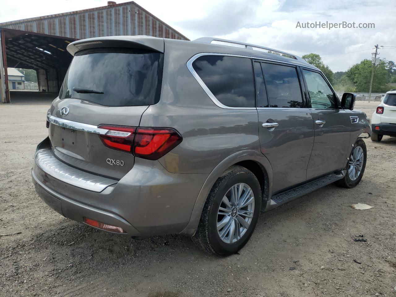 2019 Infiniti Qx80 Luxe Серый vin: JN8AZ2NF8K9685970