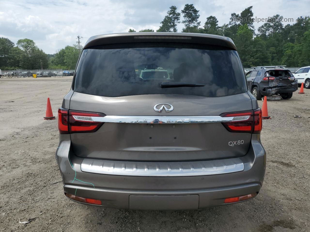 2019 Infiniti Qx80 Luxe Серый vin: JN8AZ2NF8K9685970