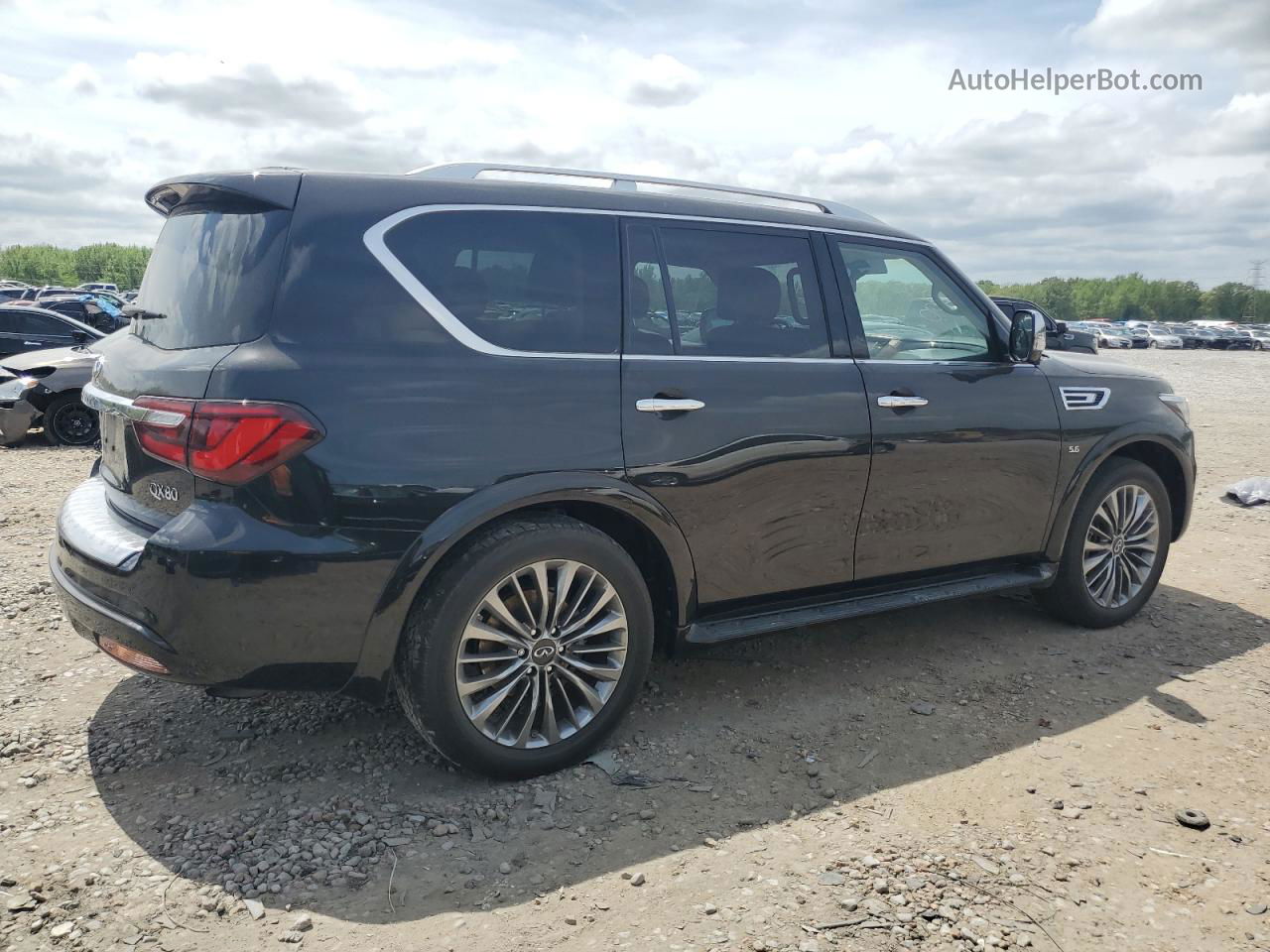 2018 Infiniti Qx80 Base Black vin: JN8AZ2NF9J9660137