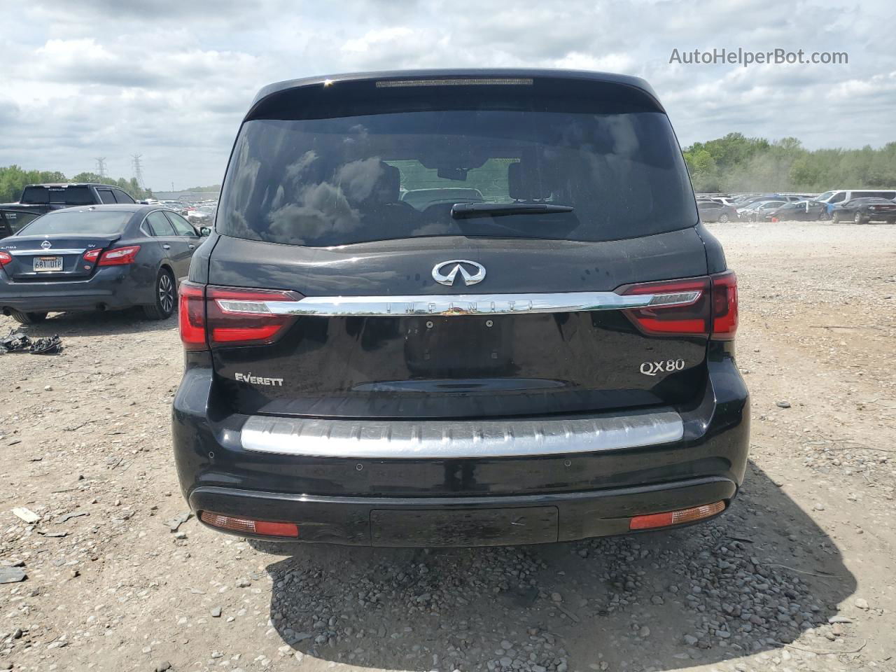 2018 Infiniti Qx80 Base Black vin: JN8AZ2NF9J9660137