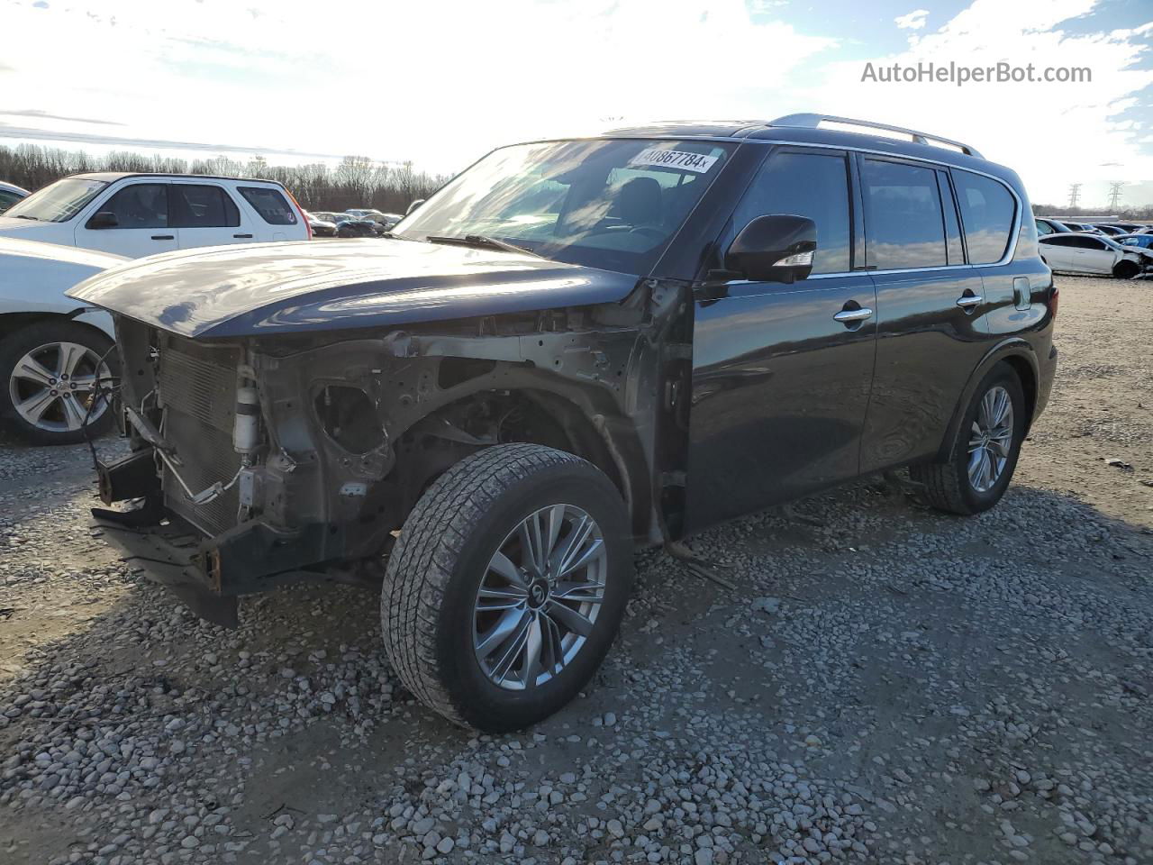 2018 Infiniti Qx80 Base Black vin: JN8AZ2NF9J9661921