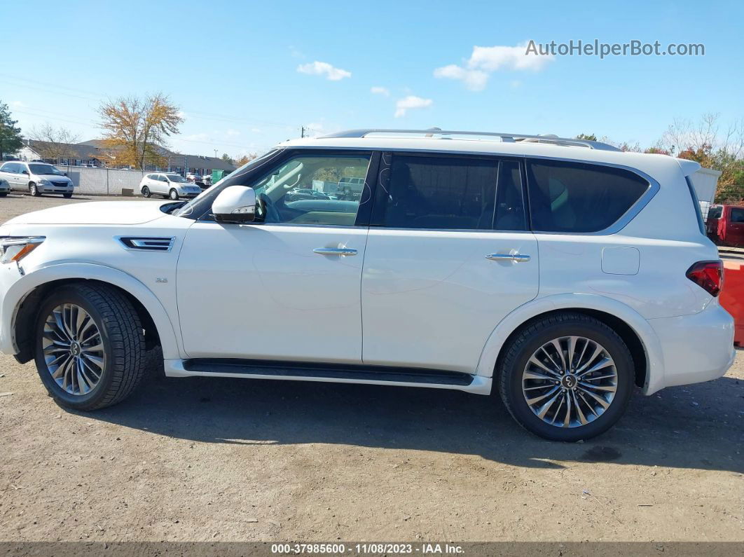 2018 Infiniti Qx80 White vin: JN8AZ2NF9J9663927