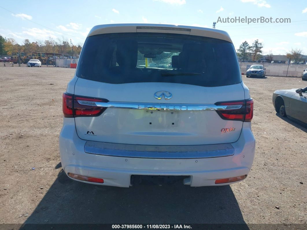 2018 Infiniti Qx80 White vin: JN8AZ2NF9J9663927