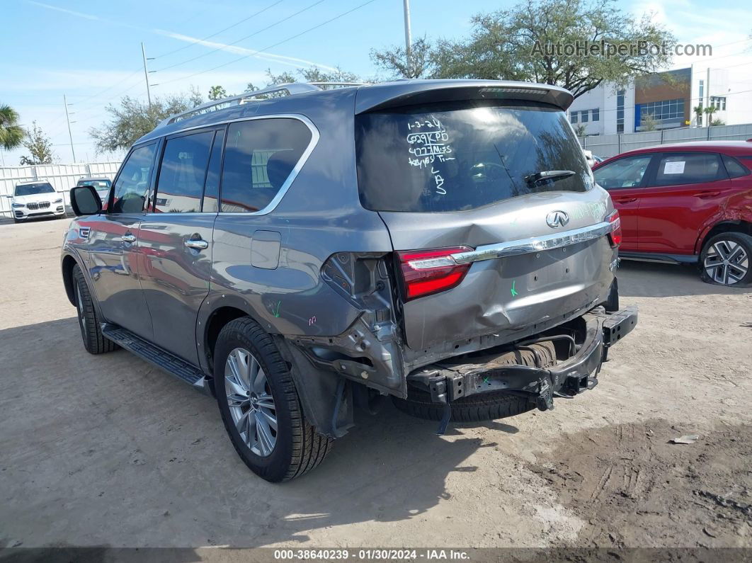 2019 Infiniti Qx80 Luxe Gray vin: JN8AZ2NF9K9684777