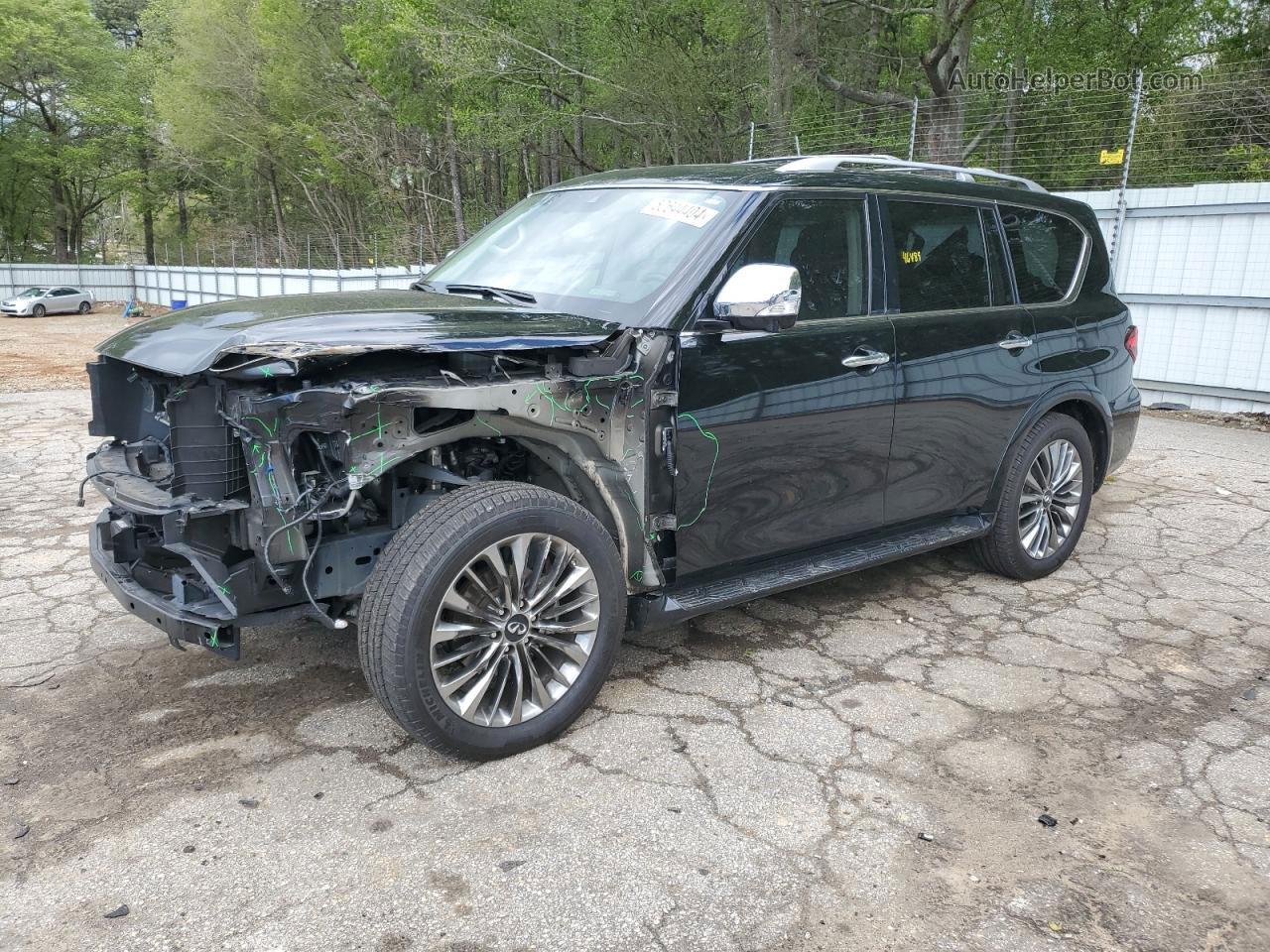 2019 Infiniti Qx80 Luxe Черный vin: JN8AZ2NF9K9685122