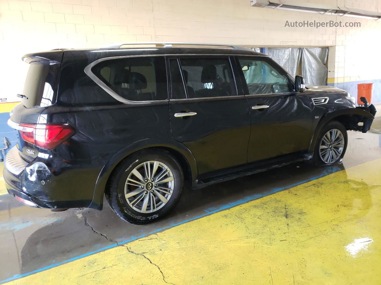 2019 Infiniti Qx80 Luxe Black vin: JN8AZ2NF9K9685380