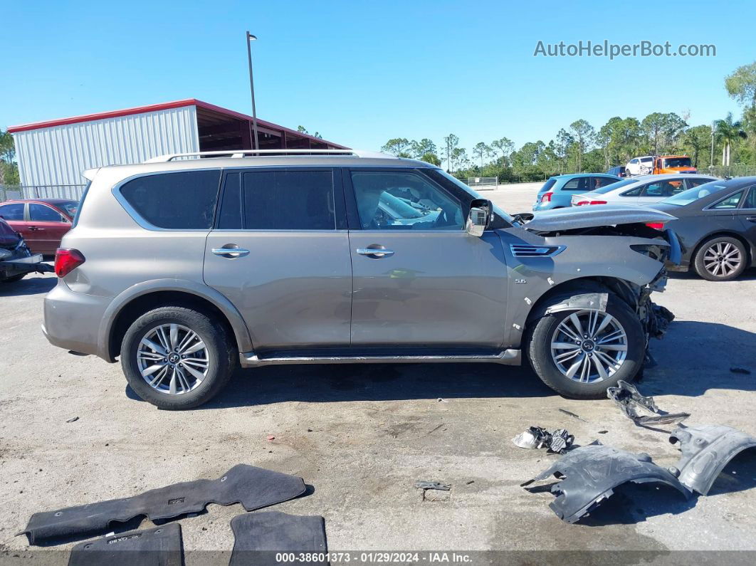 2018 Infiniti Qx80   Beige vin: JN8AZ2NFXJ9660275