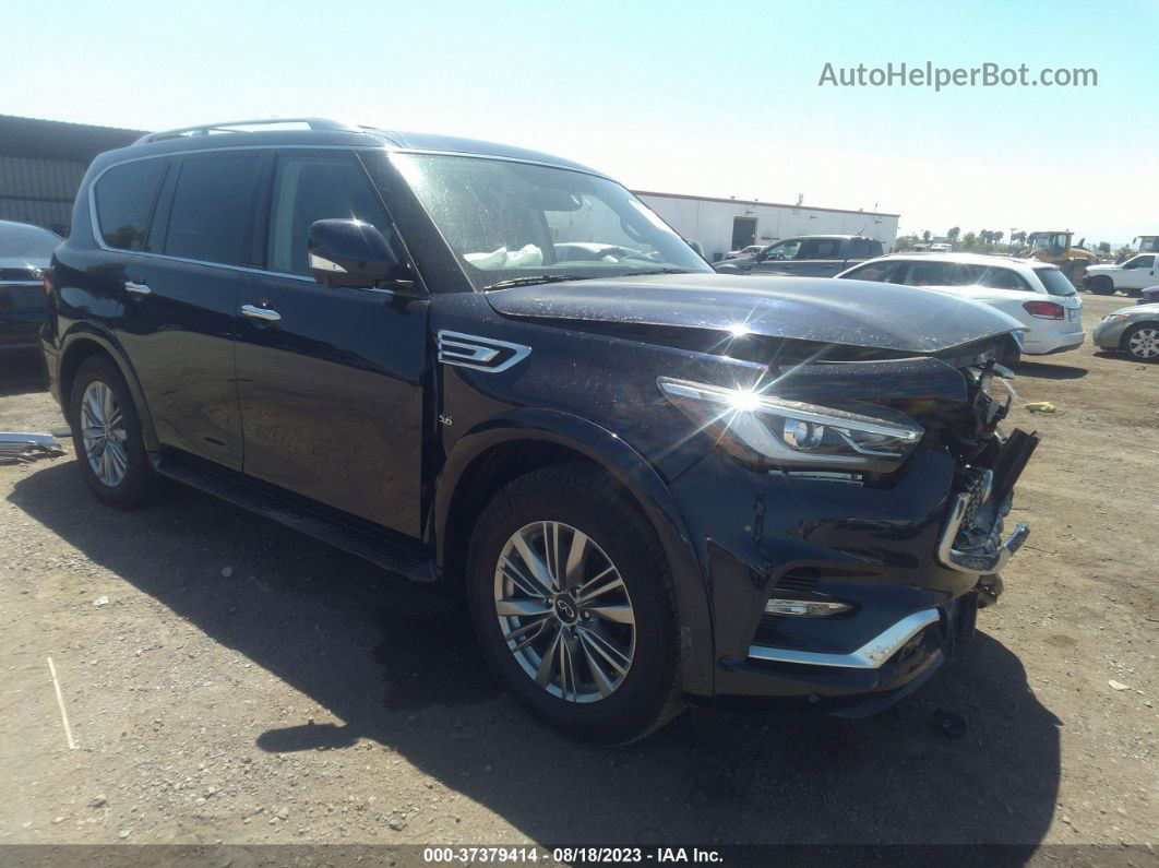 2018 Infiniti Qx80 Dark Blue vin: JN8AZ2NFXJ9662723