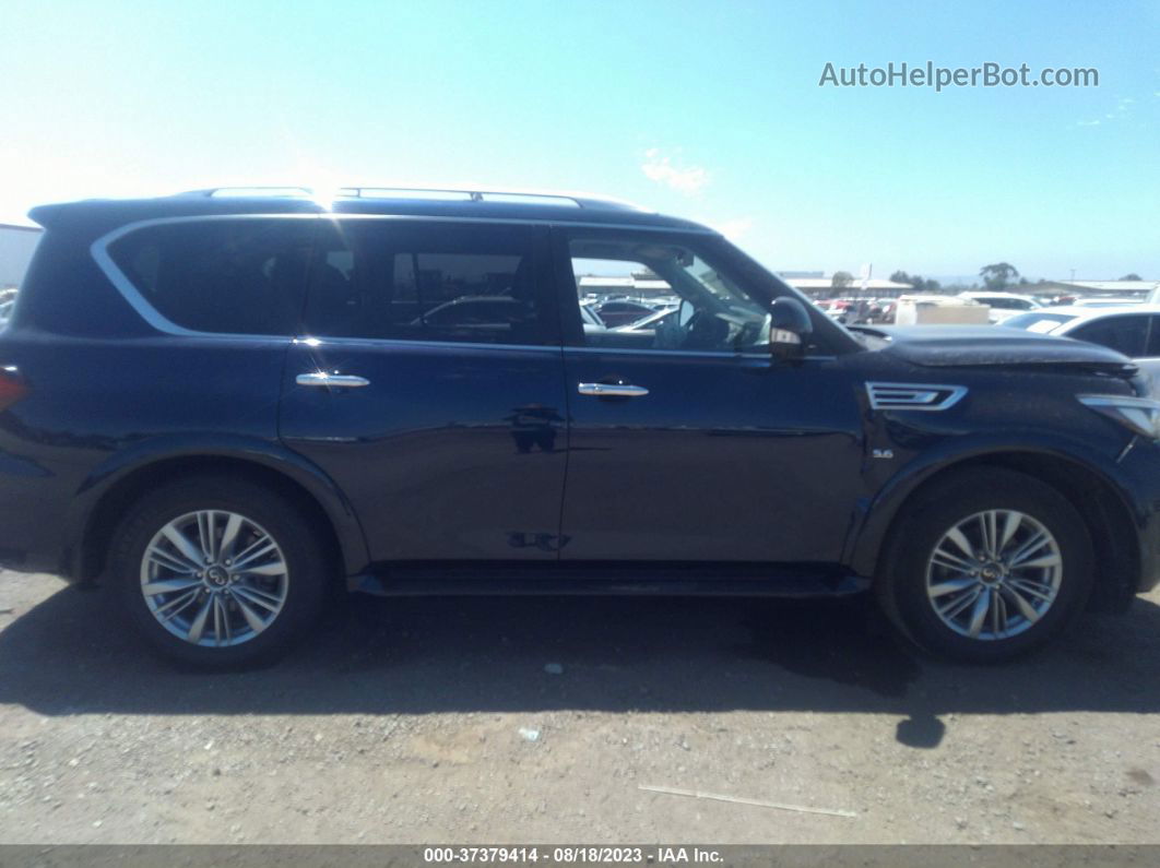 2018 Infiniti Qx80 Dark Blue vin: JN8AZ2NFXJ9662723