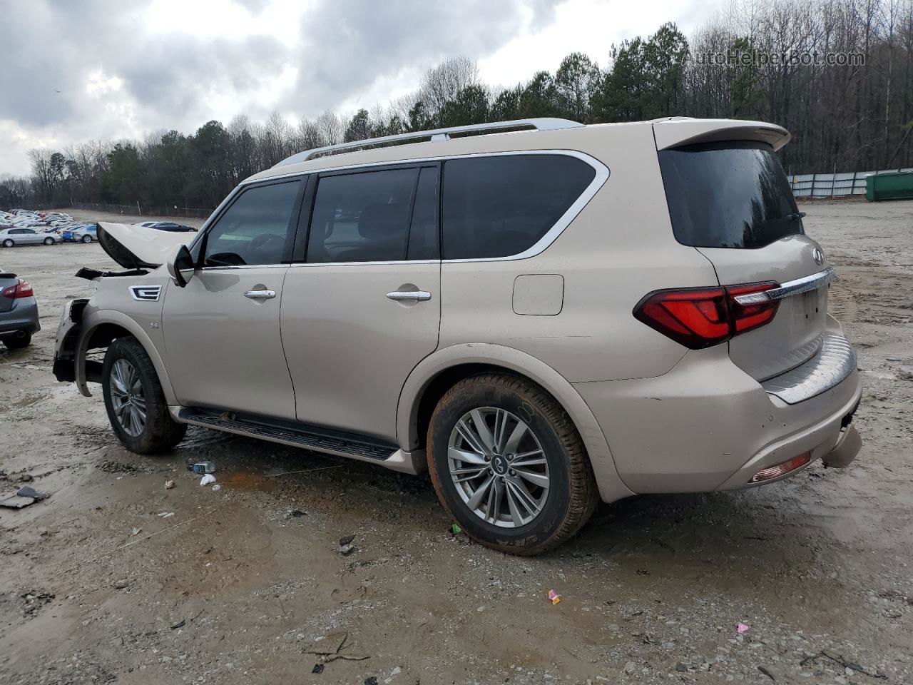 2018 Infiniti Qx80 Base Gold vin: JN8AZ2NFXJ9663340