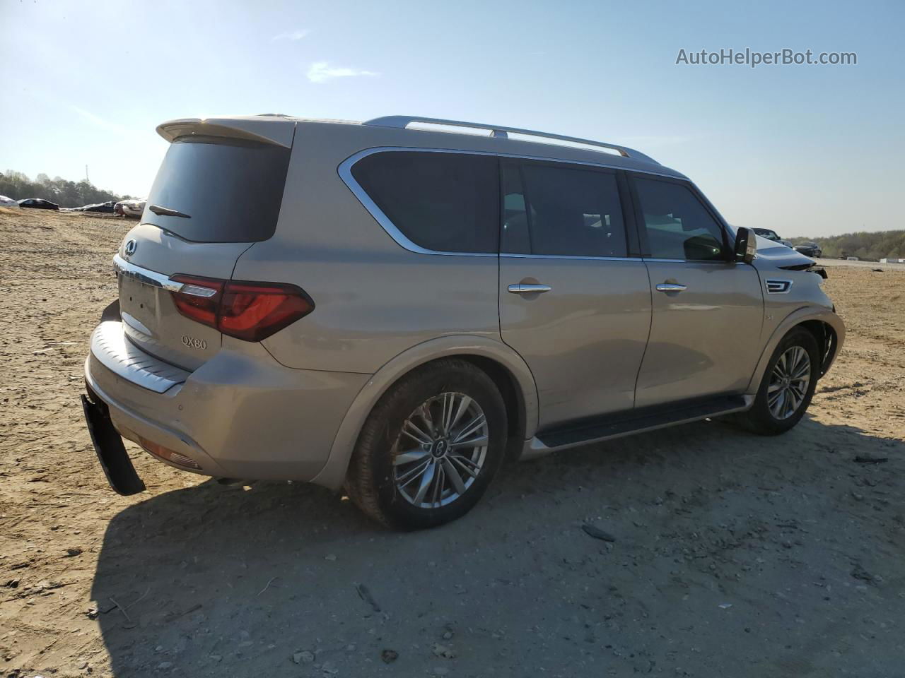 2018 Infiniti Qx80 Base Gold vin: JN8AZ2NFXJ9663340