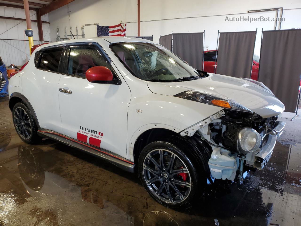 2014 Nissan Juke Nismo Rs White vin: JN8DF5MV9ET150573