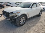 2009 Infiniti Fx35  White vin: JNRAS18U69M100069