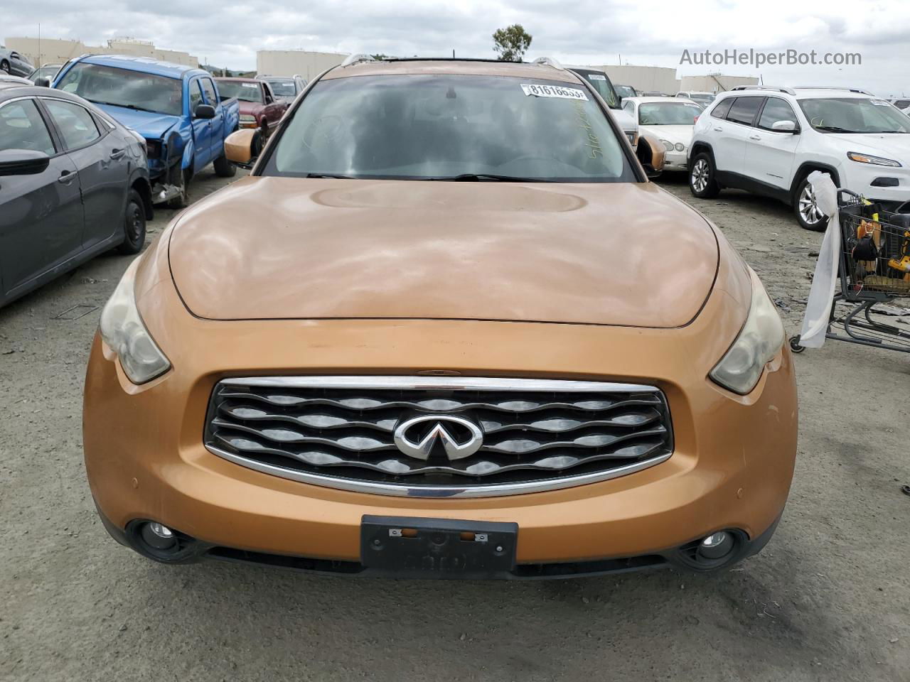 2009 Infiniti Fx35  Золотой vin: JNRAS18U79M100890