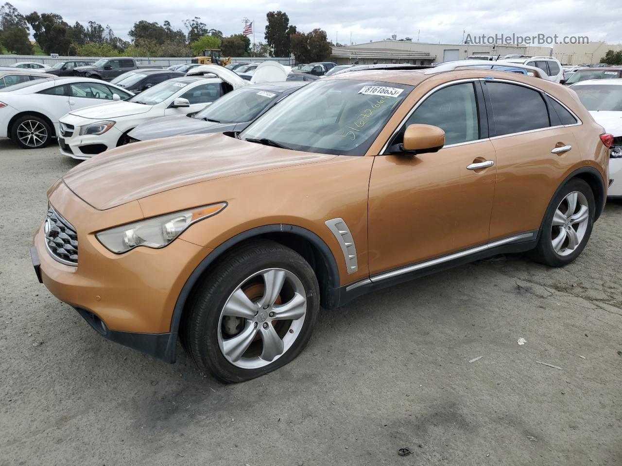 2009 Infiniti Fx35  Gold vin: JNRAS18U79M100890