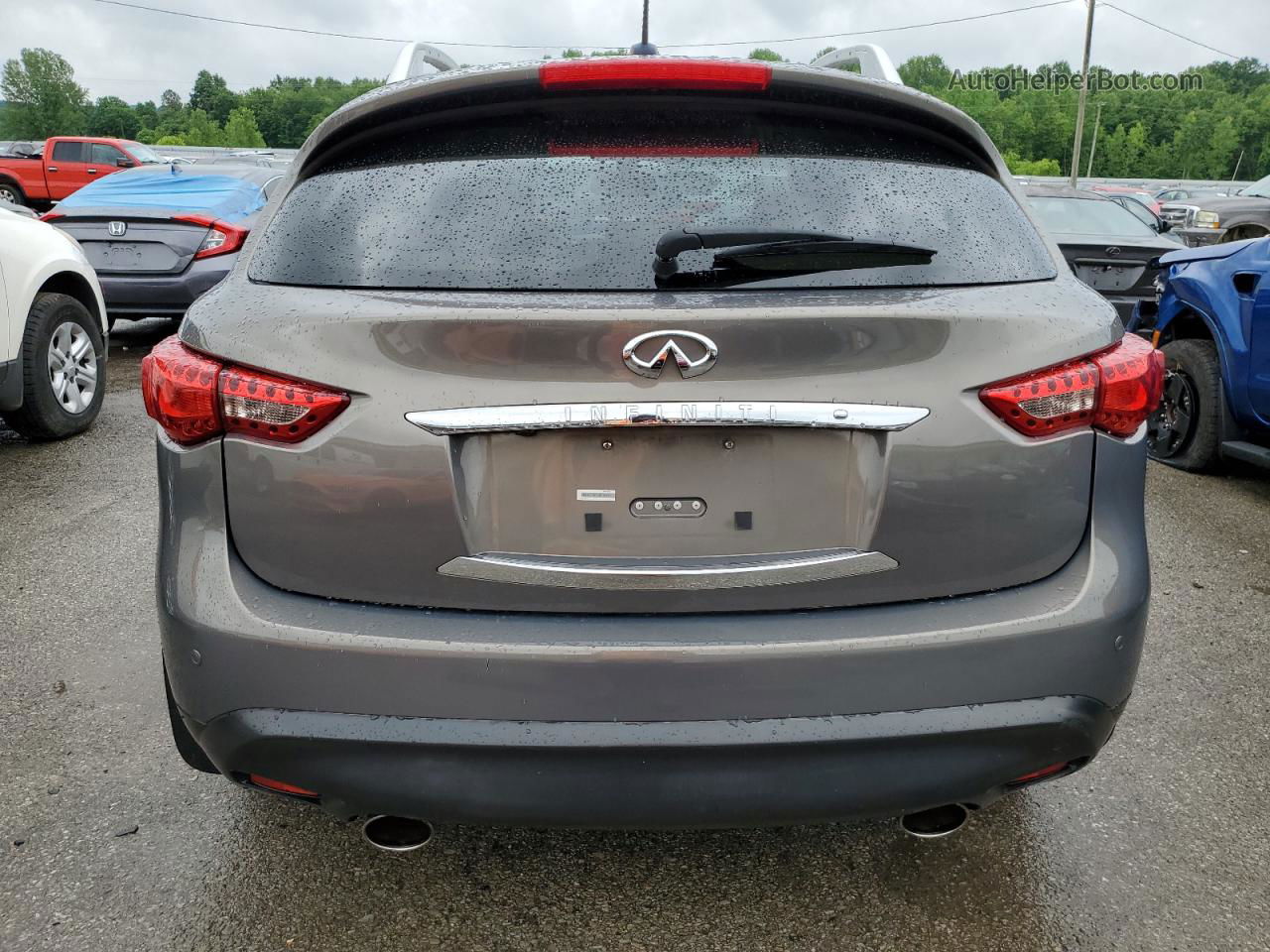 2009 Infiniti Fx35  Gray vin: JNRAS18W09M158471