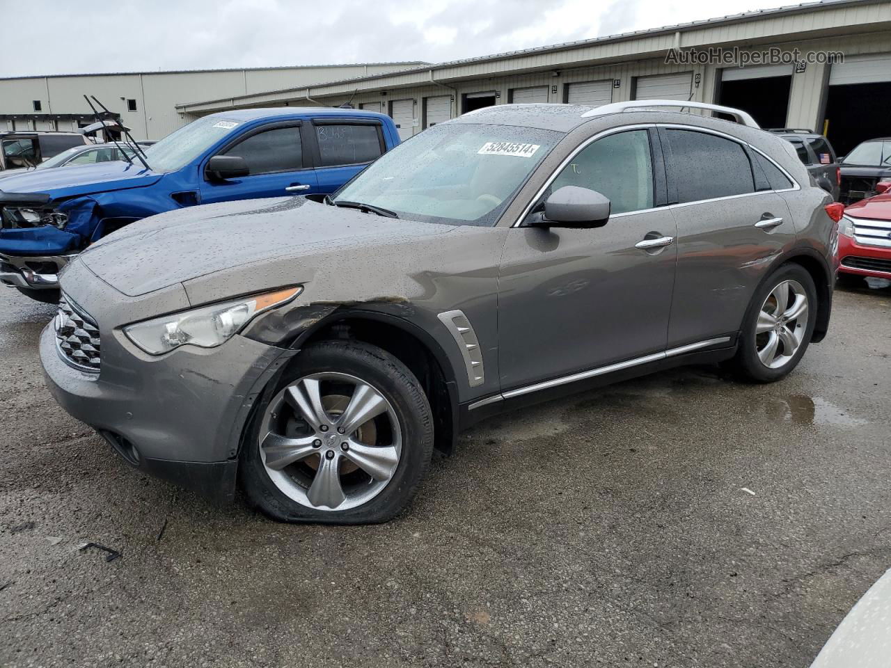 2009 Infiniti Fx35  Серый vin: JNRAS18W09M158471