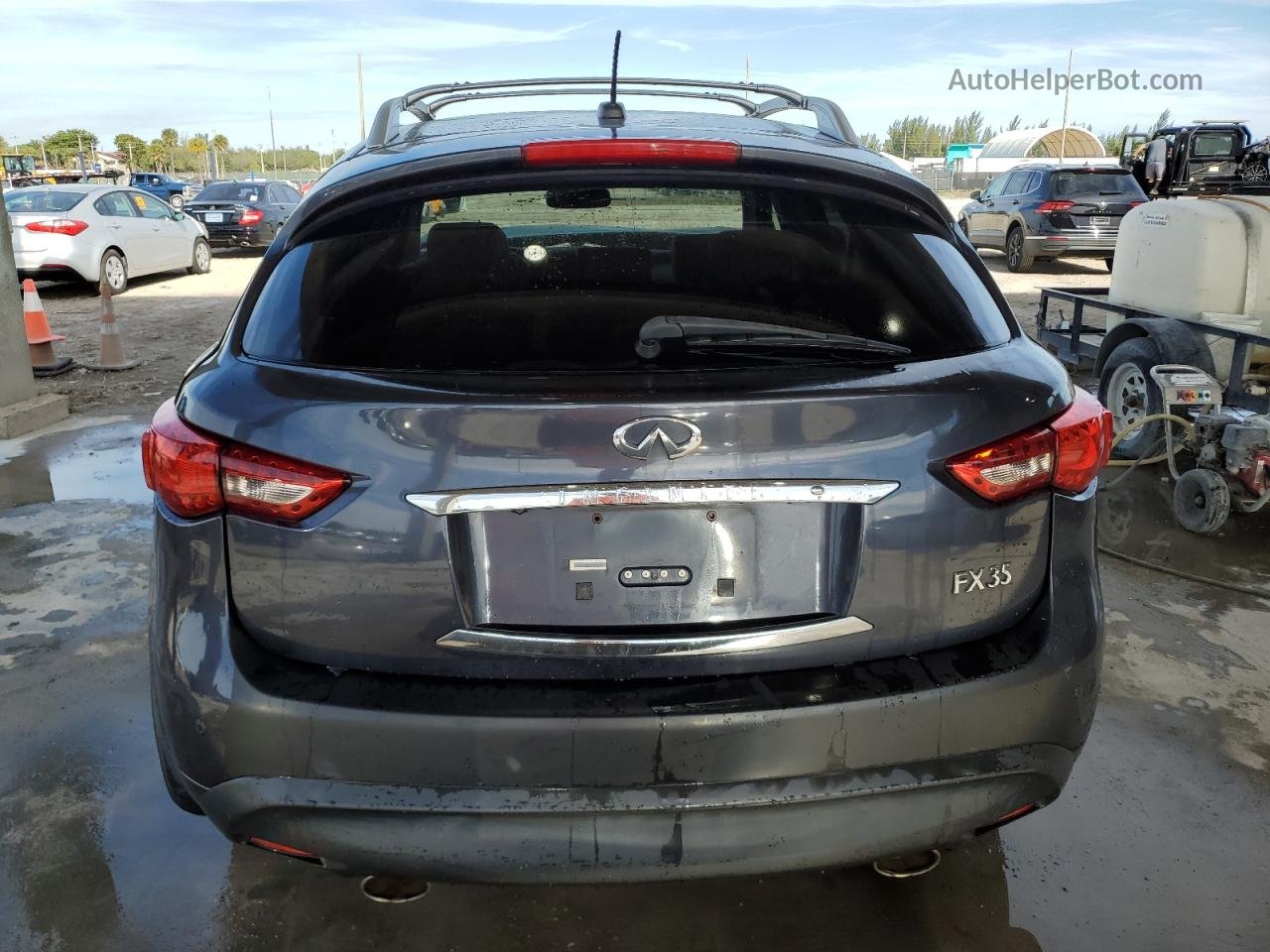 2009 Infiniti Fx35  Серый vin: JNRAS18W09M159202