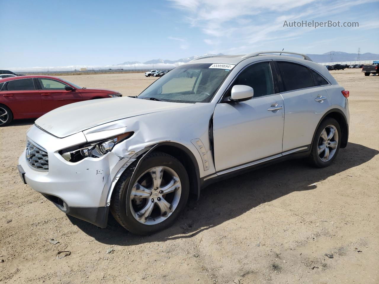 2009 Infiniti Fx35  Silver vin: JNRAS18W19M152534