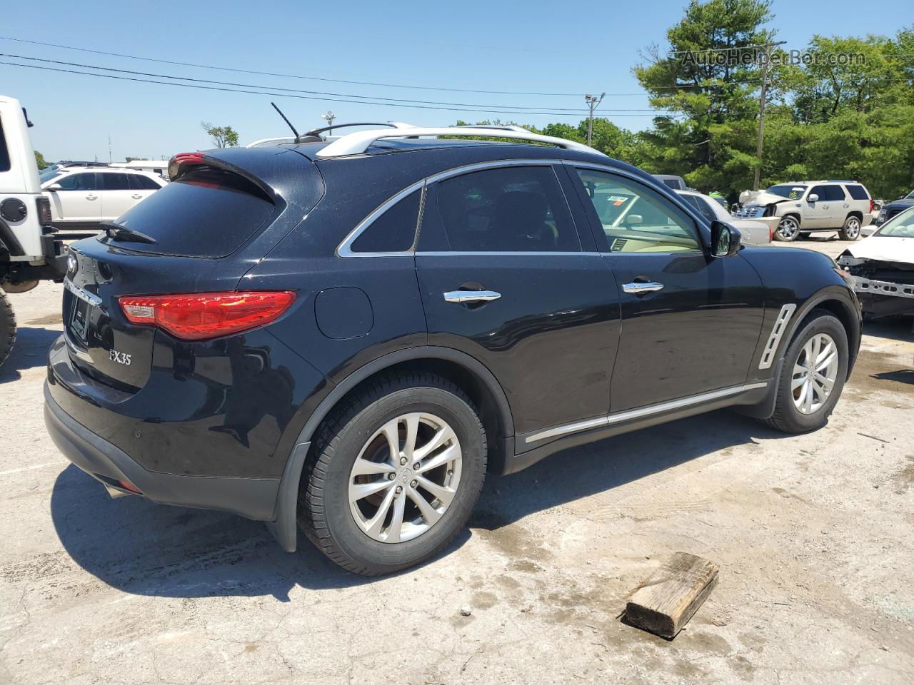 2009 Infiniti Fx35  Черный vin: JNRAS18W19M158091