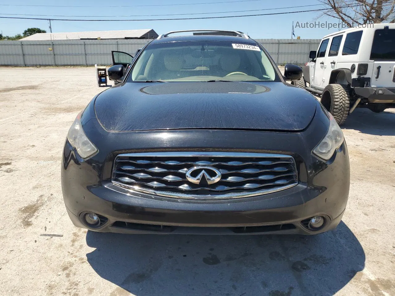 2009 Infiniti Fx35  Черный vin: JNRAS18W19M158091