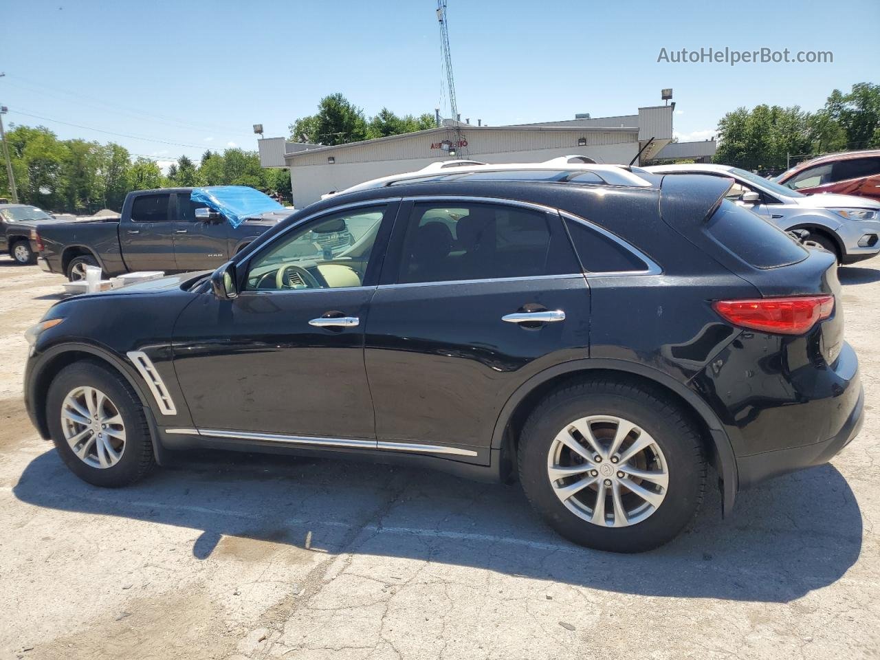 2009 Infiniti Fx35  Черный vin: JNRAS18W19M158091