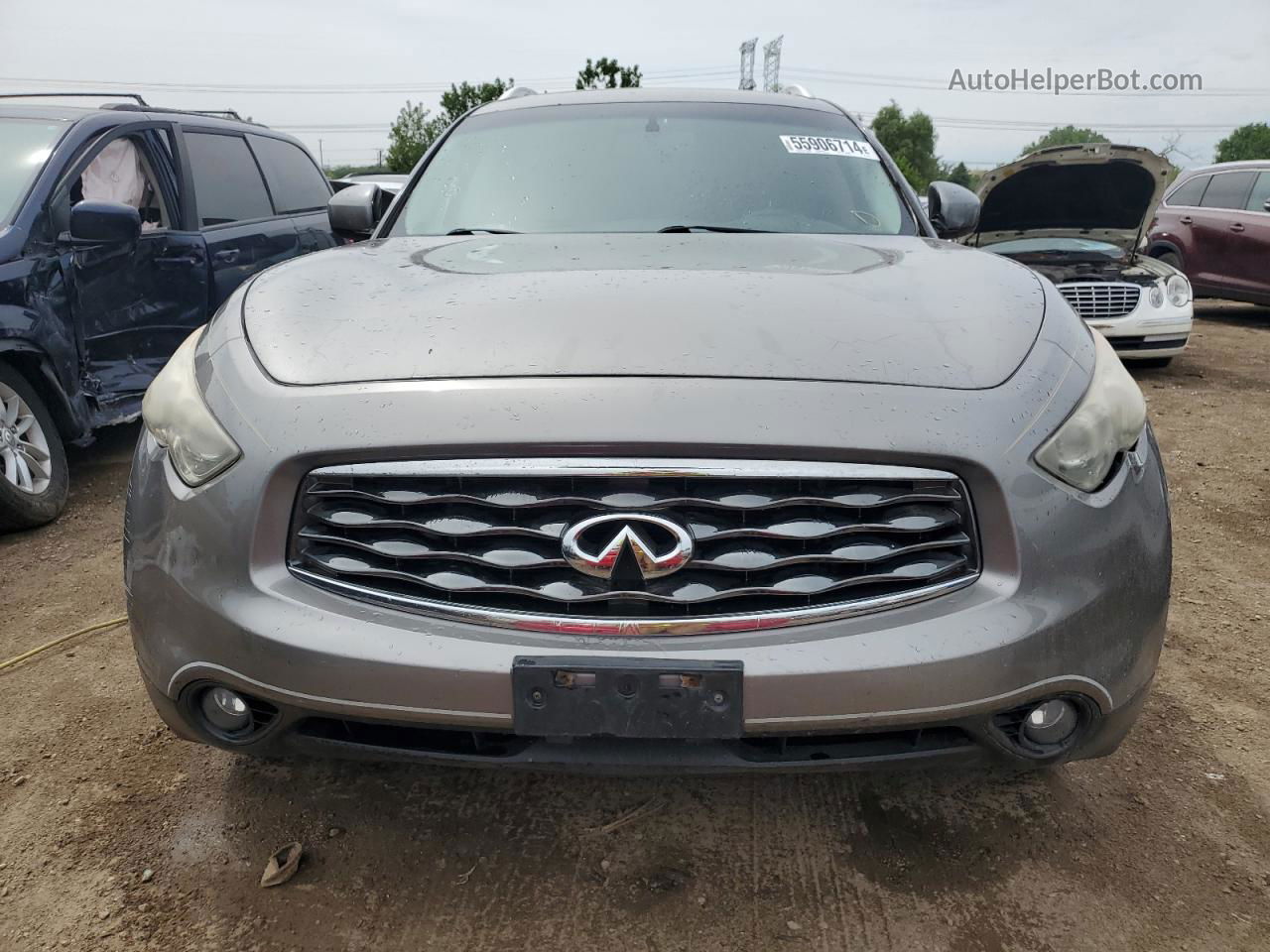 2009 Infiniti Fx35  Silver vin: JNRAS18W39M150204