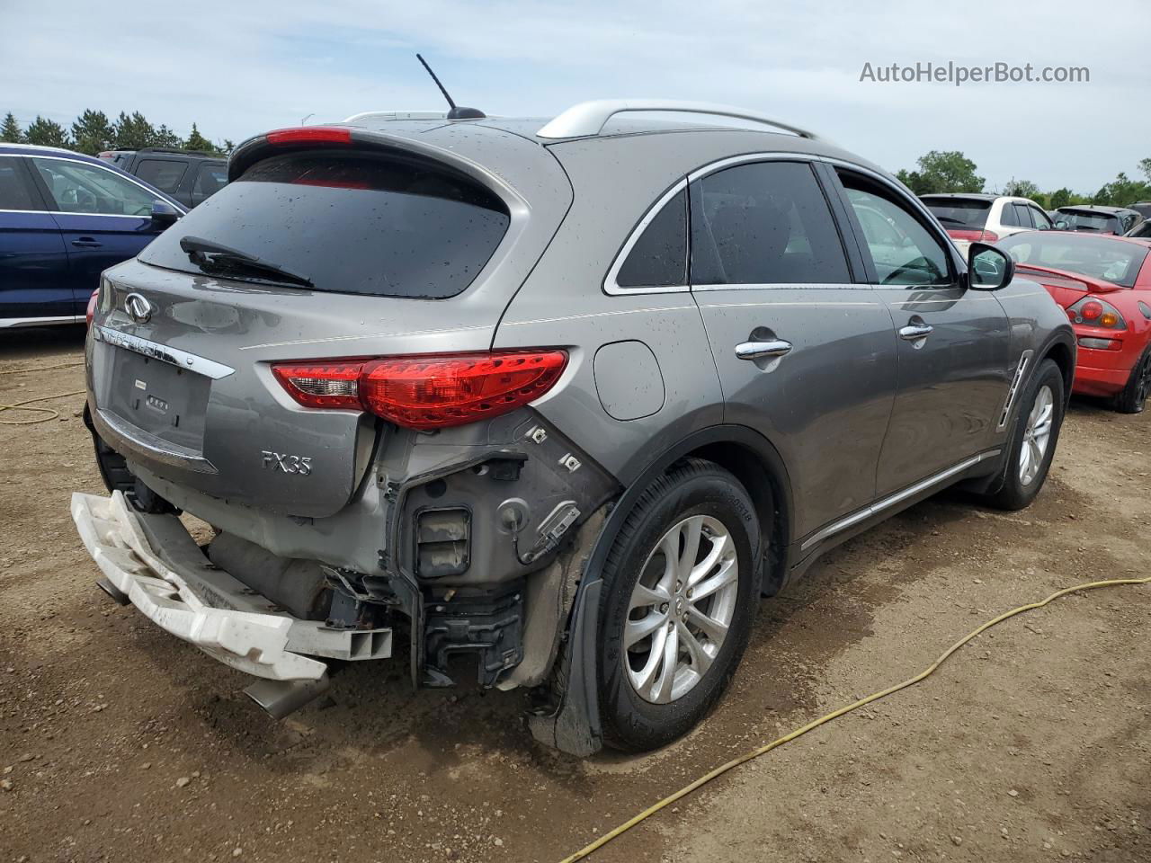 2009 Infiniti Fx35  Silver vin: JNRAS18W39M150204